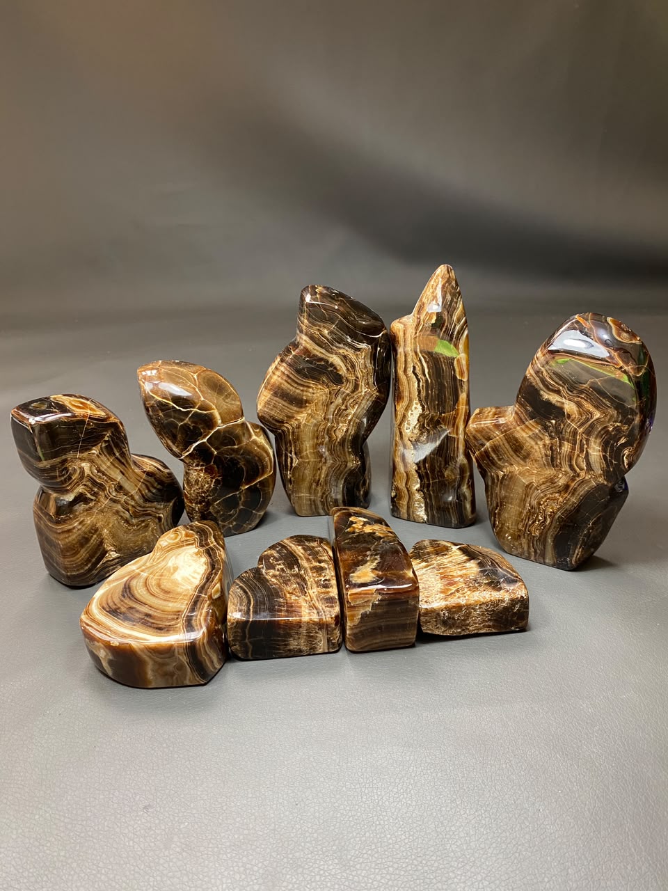 Handmade Chocolate Calcite Freeform