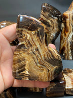 Handmade Chocolate Calcite Freeform