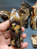 Handmade Chocolate Calcite Freeform