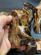 Handmade Chocolate Calcite Freeform