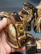 Handmade Chocolate Calcite Freeform