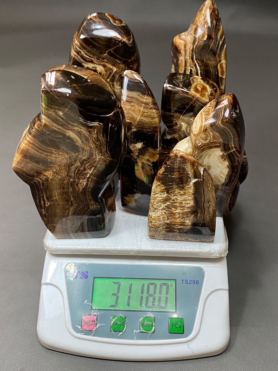 Handmade Chocolate Calcite Freeform