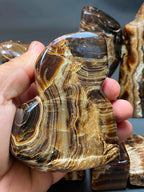 Handmade Chocolate Calcite Freeform
