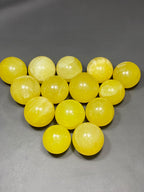 Lemon Calcite Sphere Balls