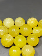 Lemon Calcite Sphere Balls