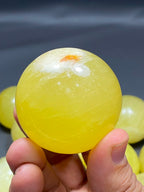Lemon Calcite Sphere Balls