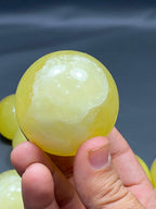 Lemon Calcite Sphere Balls