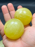 Lemon Calcite Sphere Balls