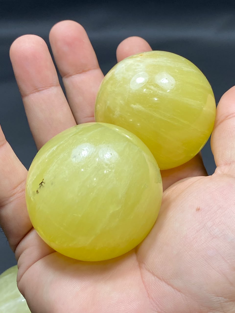Lemon Calcite Sphere Balls