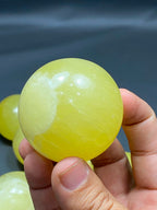 Lemon Calcite Sphere Balls
