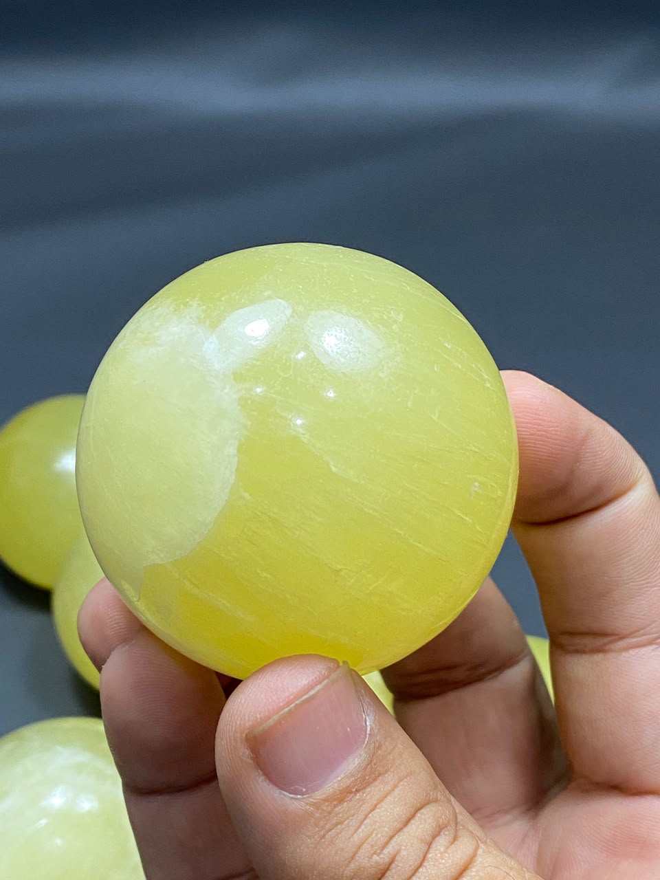 Lemon Calcite Sphere Balls