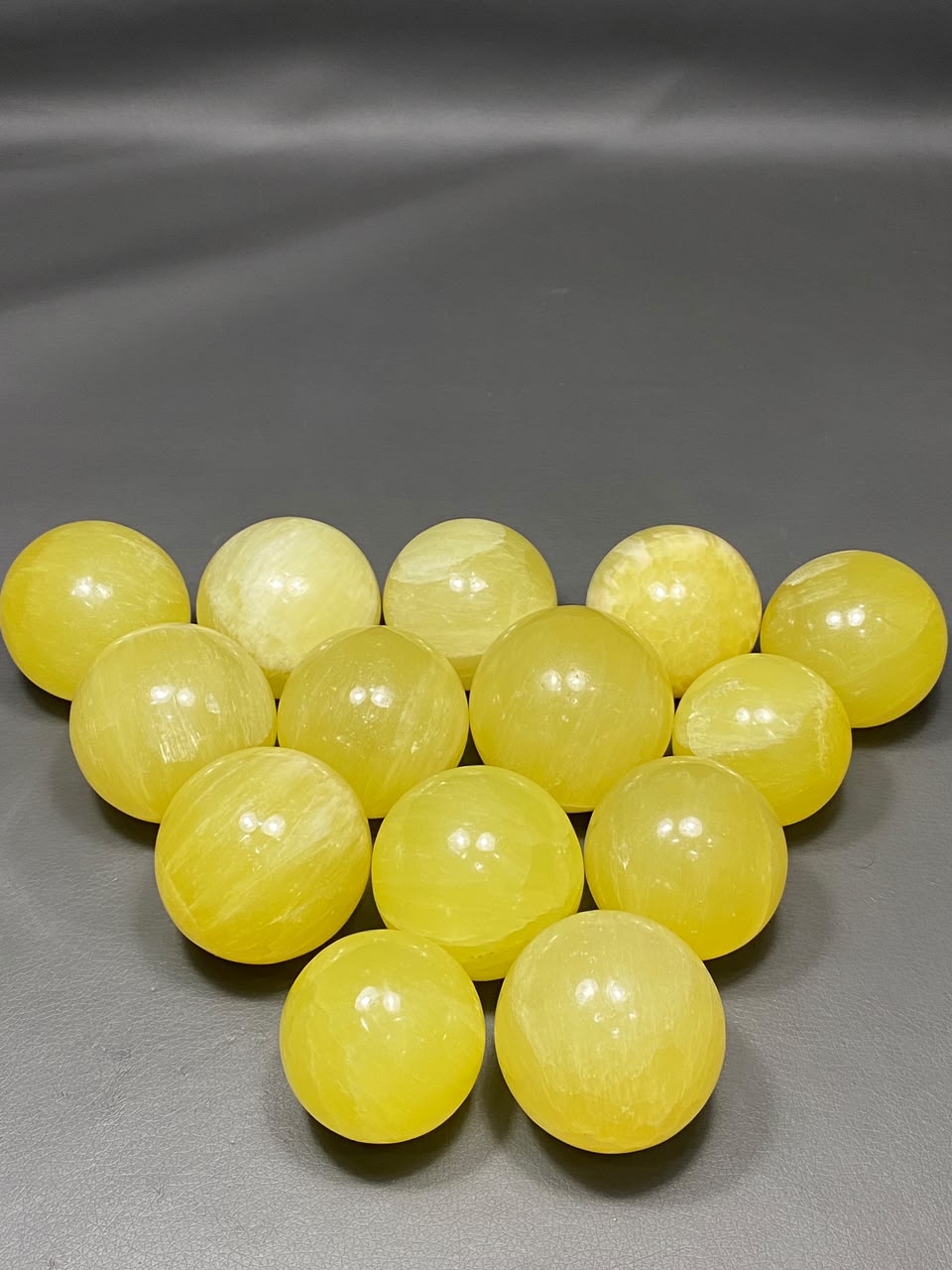 Lemon Calcite Sphere Balls