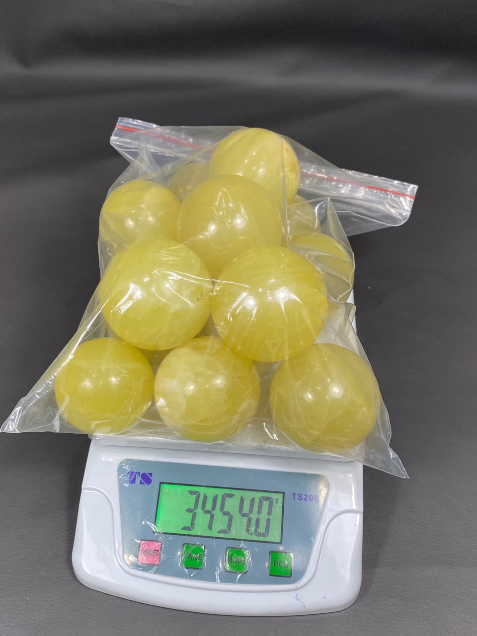 Lemon Calcite Sphere Balls