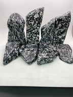 Natural Black Obsidian Jasper – Handmade Polish