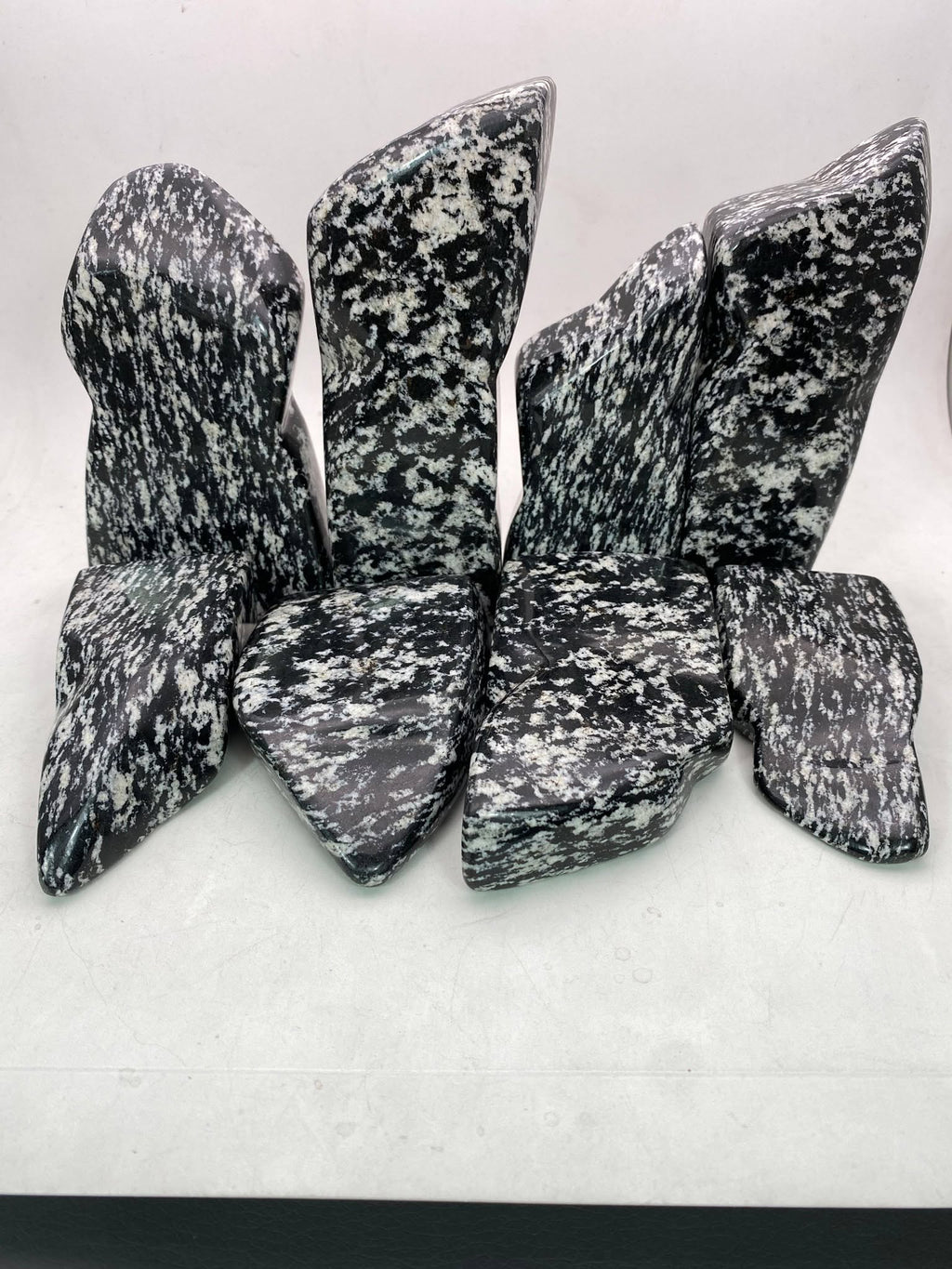Natural Black Obsidian Jasper – Handmade Polish