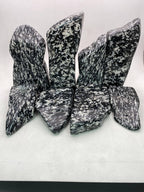 Natural Black Obsidian Jasper – Handmade Polish