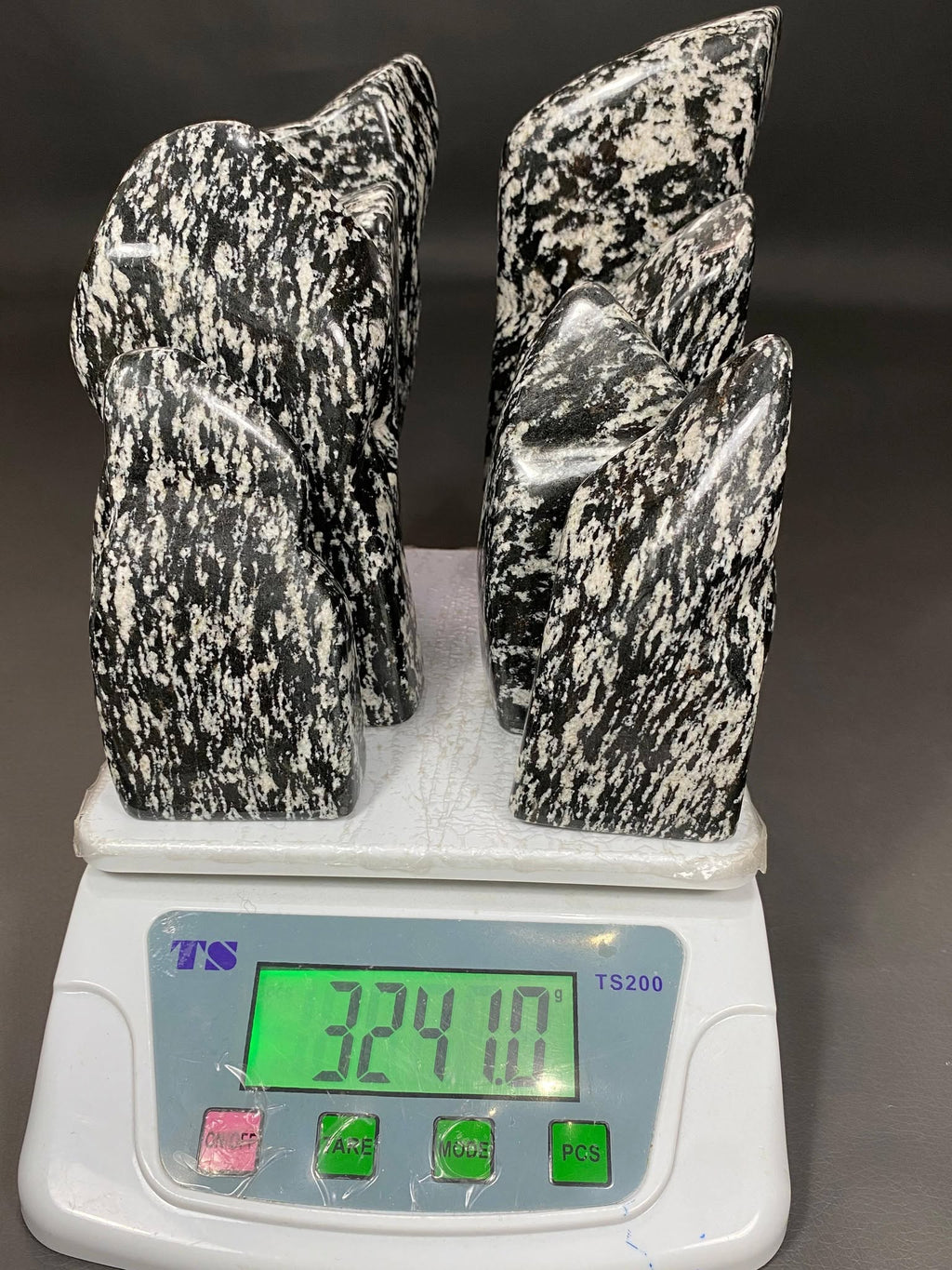 Natural Black Obsidian Jasper – Handmade Polish