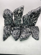 Natural Black Obsidian Jasper – Handmade Polish
