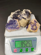 Natural Fluorite with Dog Tooth Calcite Specimen Lot 1