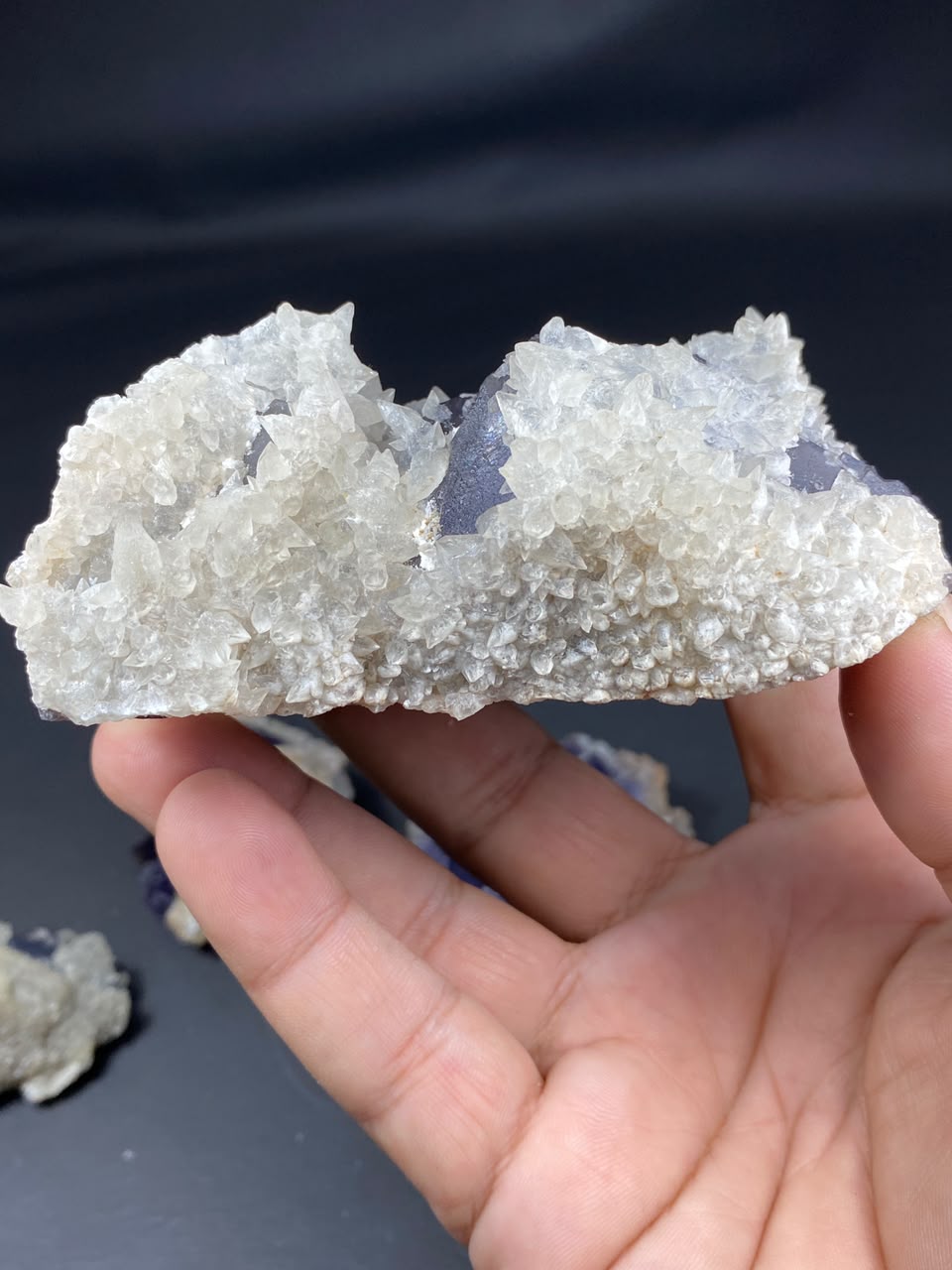 Natural Fluorite with Dog Tooth Calcite Specimen Lot 1