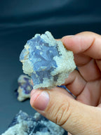 Natural Fluorite with Dog Tooth Calcite Specimen Lot 1