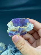 Natural Fluorite with Dog Tooth Calcite Specimen Lot 1