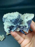 Natural Fluorite with Dog Tooth Calcite Specimen Lot 1