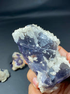 Natural Fluorite with Dog Tooth Calcite Specimen Lot 1