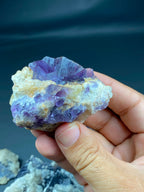 Natural Fluorite with Dog Tooth Calcite Specimen Lot 1