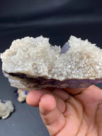 Natural Fluorite with Dog Tooth Calcite Specimen Lot 1
