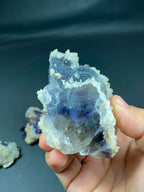 Natural Fluorite with Dog Tooth Calcite Specimen Lot 1