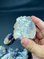 Natural Fluorite with Dog Tooth Calcite Specimen Lot 1