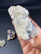 Natural Fluorite with Dog Tooth Calcite Specimen Lot 1