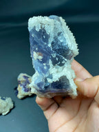 Natural Fluorite with Dog Tooth Calcite Specimen Lot 1