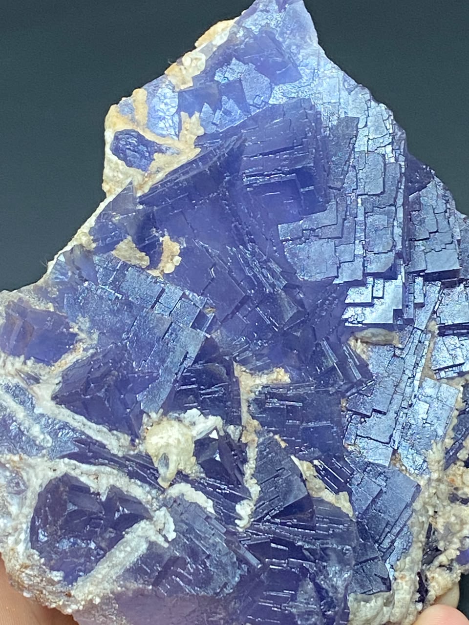 Natural Fluorite with Dog Tooth Calcite Specimen Lot 2