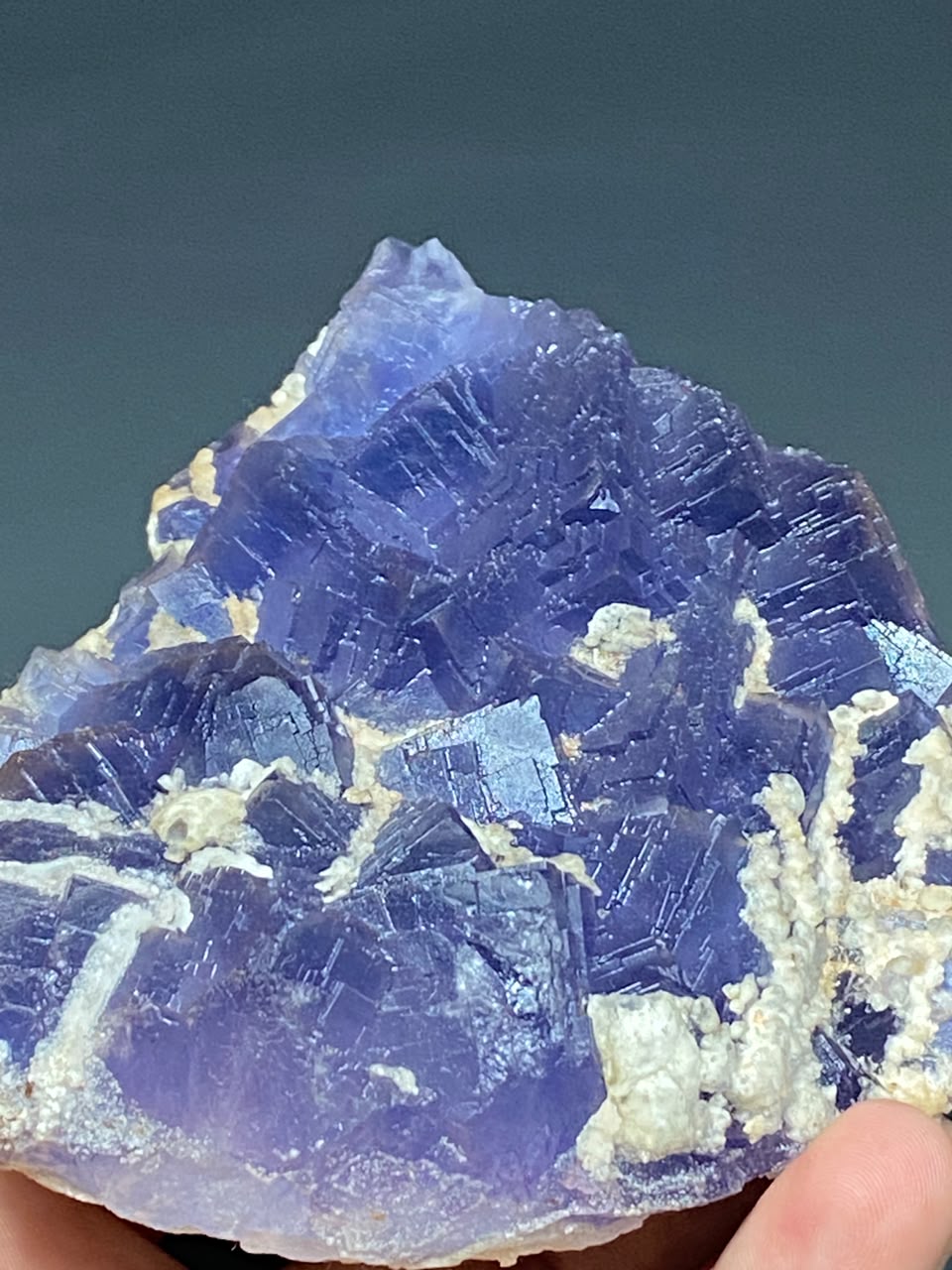 Natural Fluorite with Dog Tooth Calcite Specimen Lot 2