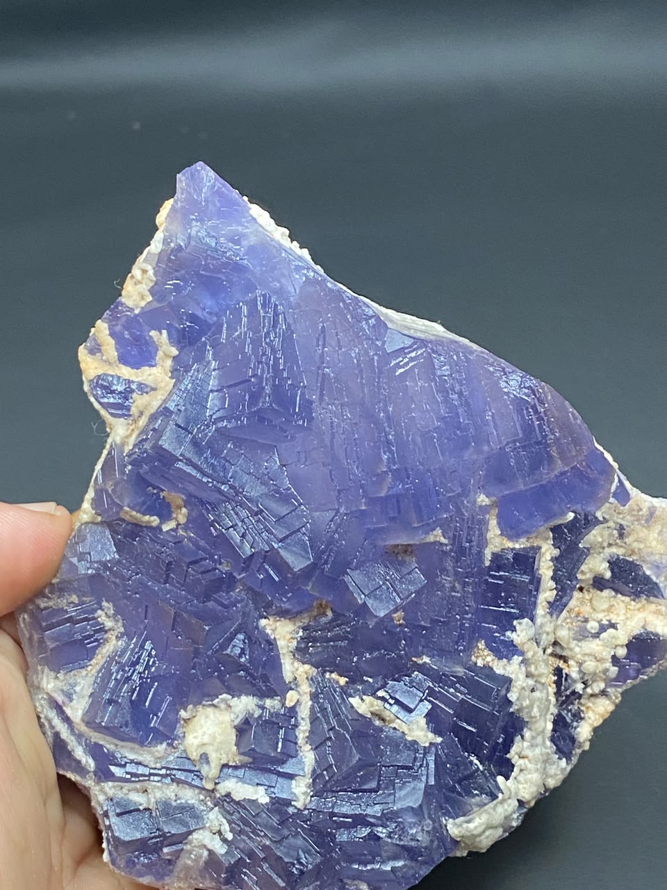 Natural Fluorite with Dog Tooth Calcite Specimen Lot 2