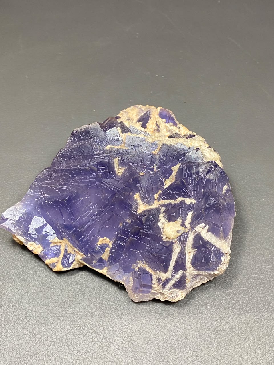 Natural Fluorite with Dog Tooth Calcite Specimen Lot 2