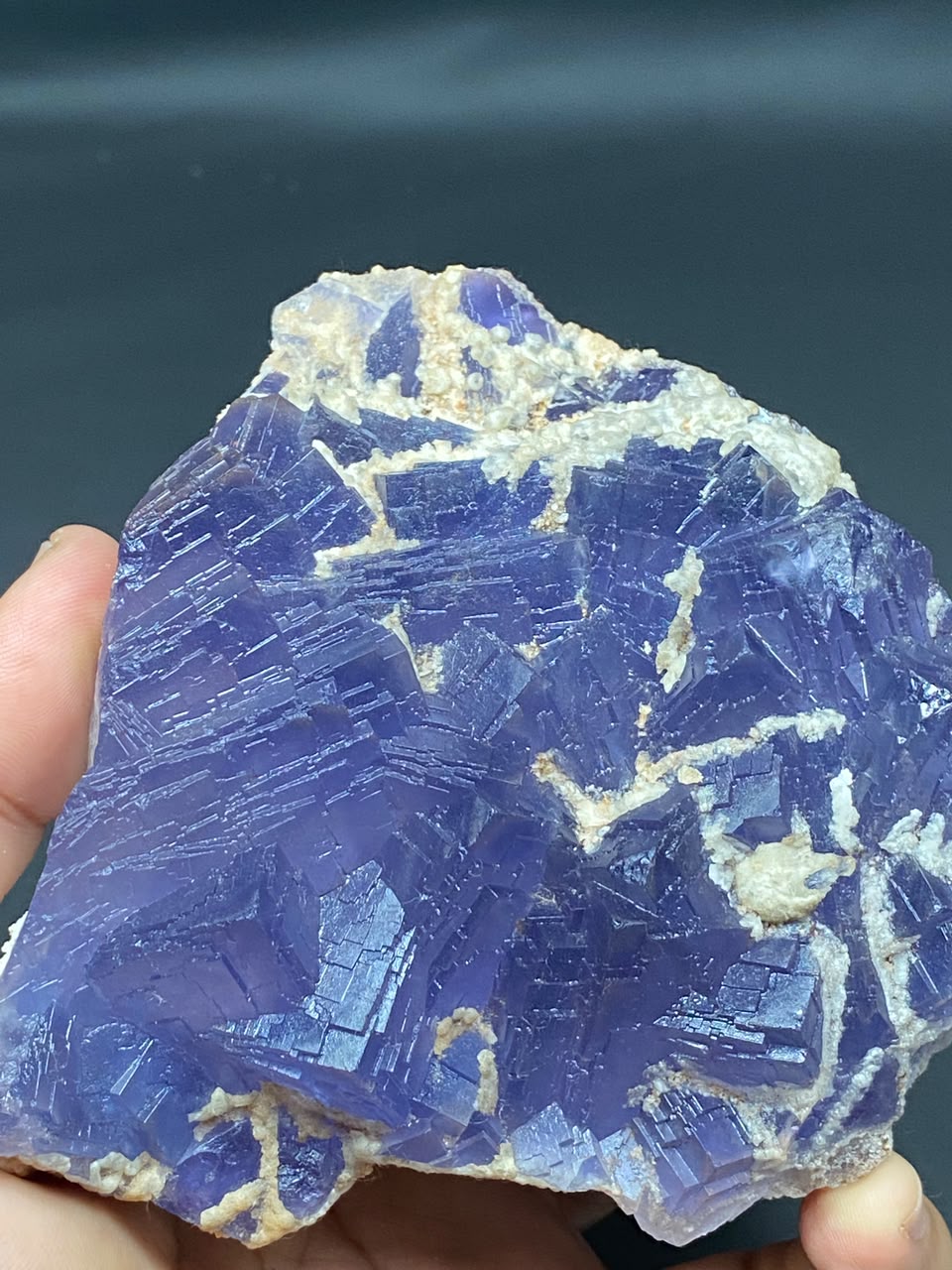 Natural Fluorite with Dog Tooth Calcite Specimen Lot 2