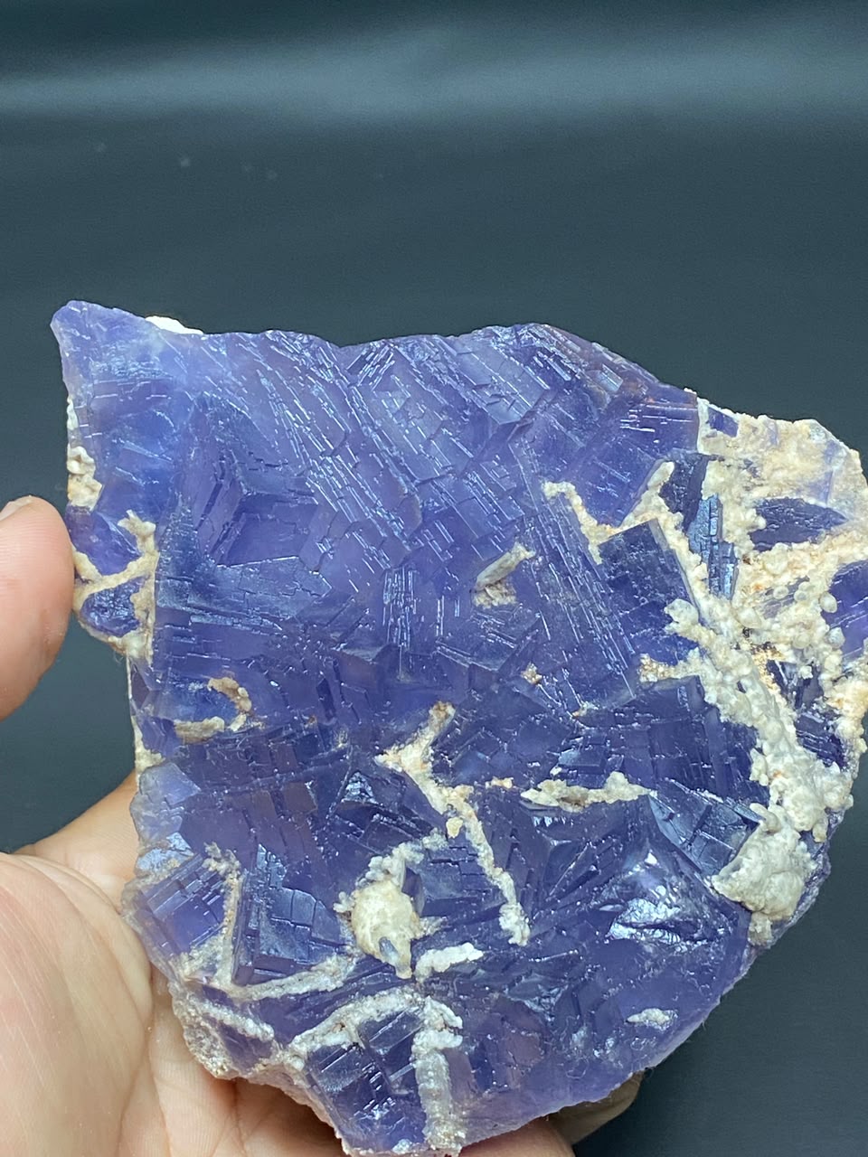 Natural Fluorite with Dog Tooth Calcite Specimen Lot 2