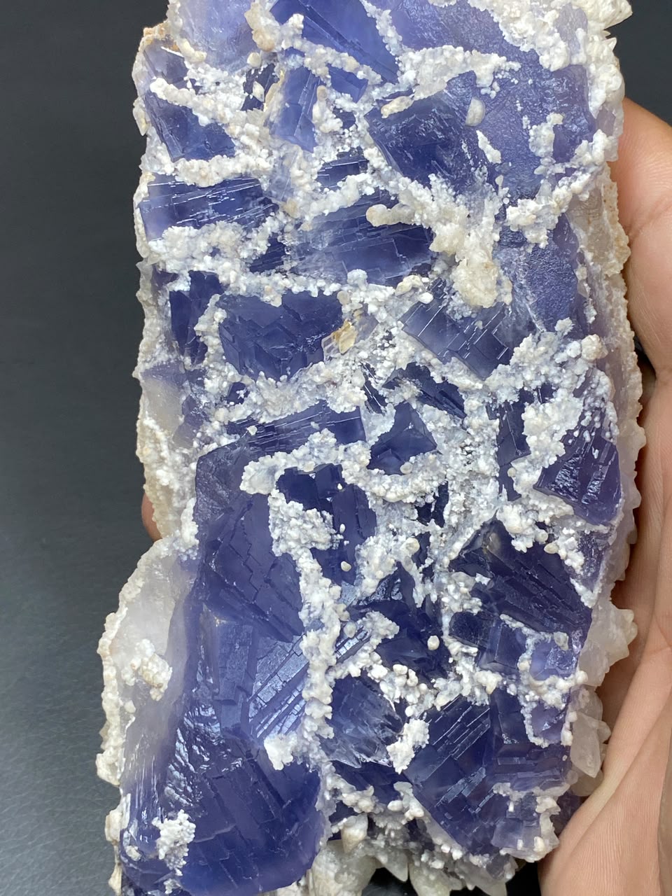 Natural Fluorite with Dog Tooth Calcite Specimen Lot 3