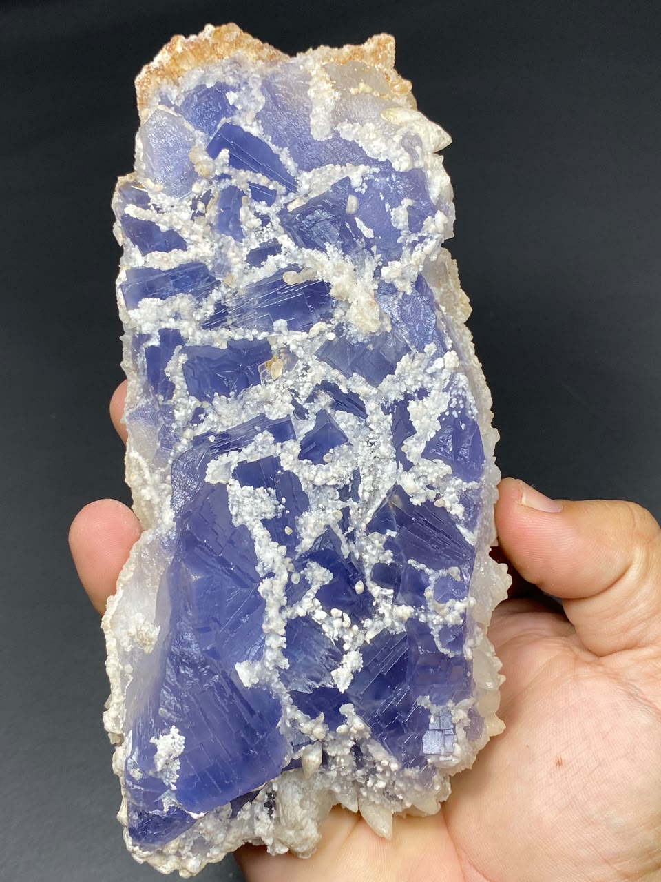 Natural Fluorite with Dog Tooth Calcite Specimen Lot 3