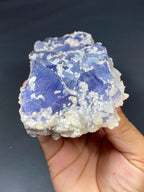 Natural Fluorite with Dog Tooth Calcite Specimen Lot 3