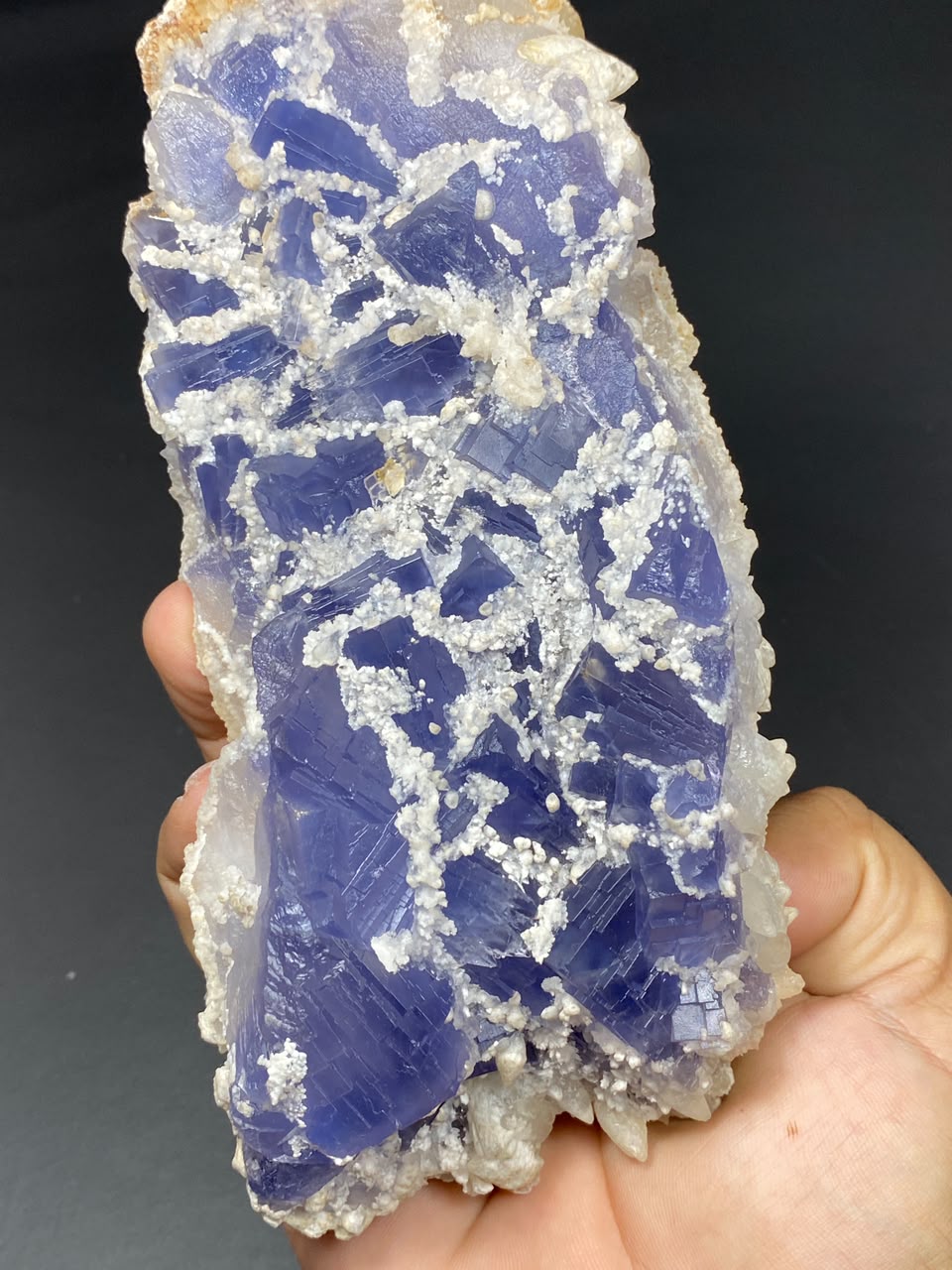 Natural Fluorite with Dog Tooth Calcite Specimen Lot 3