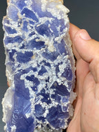 Natural Fluorite with Dog Tooth Calcite Specimen Lot 3