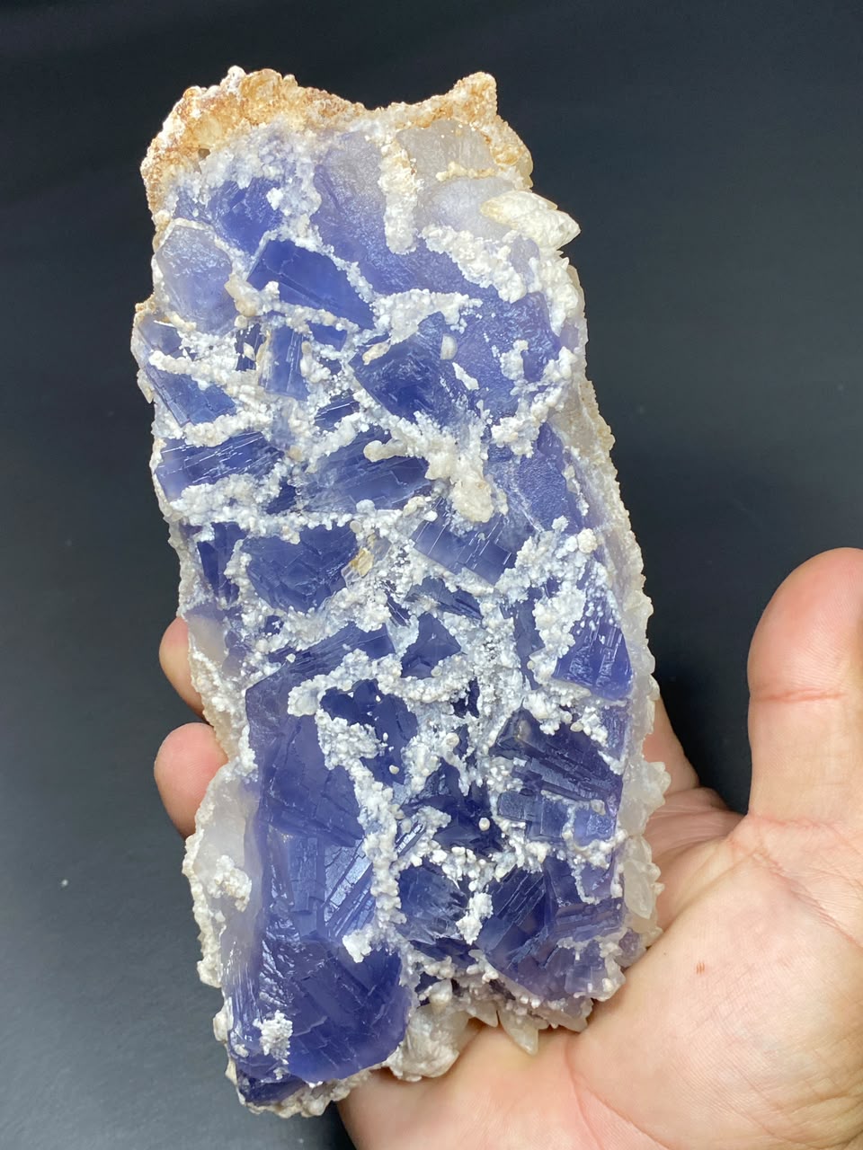 Natural Fluorite with Dog Tooth Calcite Specimen Lot 3