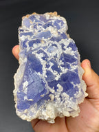 Natural Fluorite with Dog Tooth Calcite Specimen Lot 3