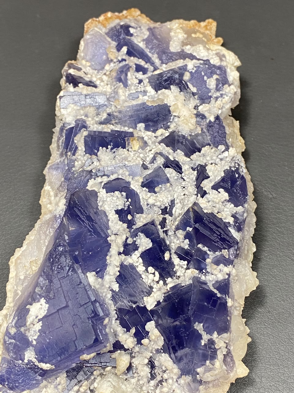 Natural Fluorite with Dog Tooth Calcite Specimen Lot 3