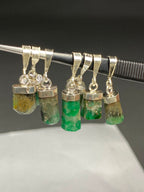 Natural Handmade Sterling Silver Emerald Pendant