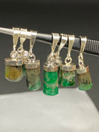 Natural Handmade Sterling Silver Emerald Pendant
